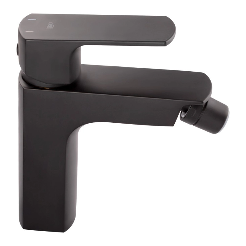 Смеситель для биде Qtap Lipno QTLIPNO2023101CB Black Matt
