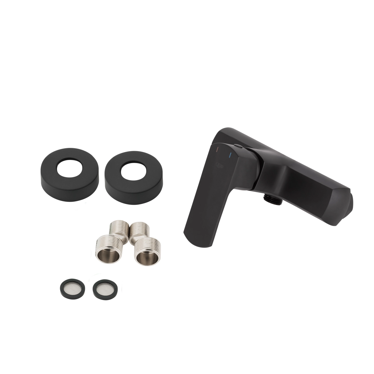 Смеситель для душа Qtap Lipno QTLIPNO4023101CB Black Matt Фото - 3