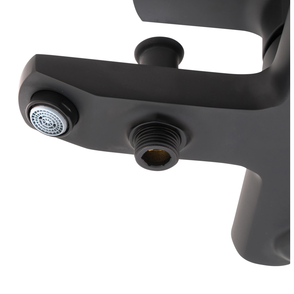 Змішувач для ванни Qtap Lipno QTNH3023101DCB Black Matt Фото - 3