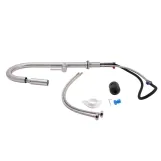Смеситель для кухни Qtap Lenicka с выдвижным изливом QTLEN9138103UN Brushed Nickel PVD (SD00042264) Фото - 1