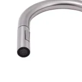 Смеситель для кухни Qtap Lenicka с выдвижным изливом QTLEN9138103UN Brushed Nickel PVD (SD00042264) Фото - 4