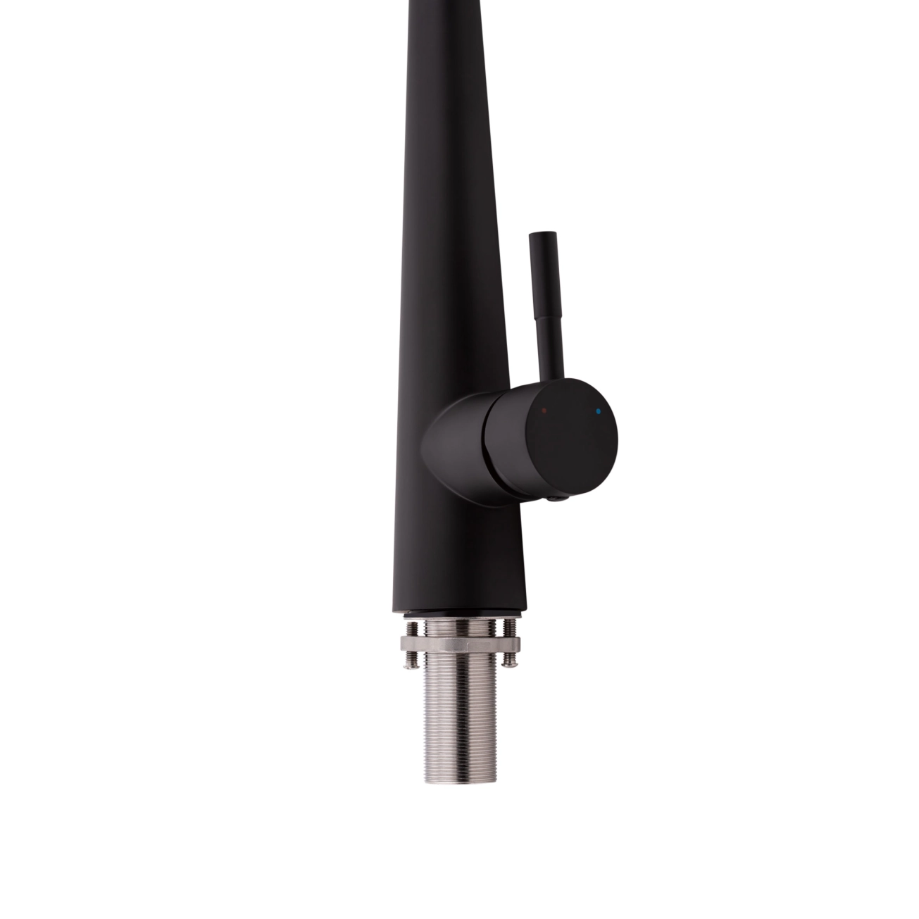 Смеситель для кухни Qtap Evicka с выдвижным изливом QTEVI9135103UB Black Matt Фото - 3