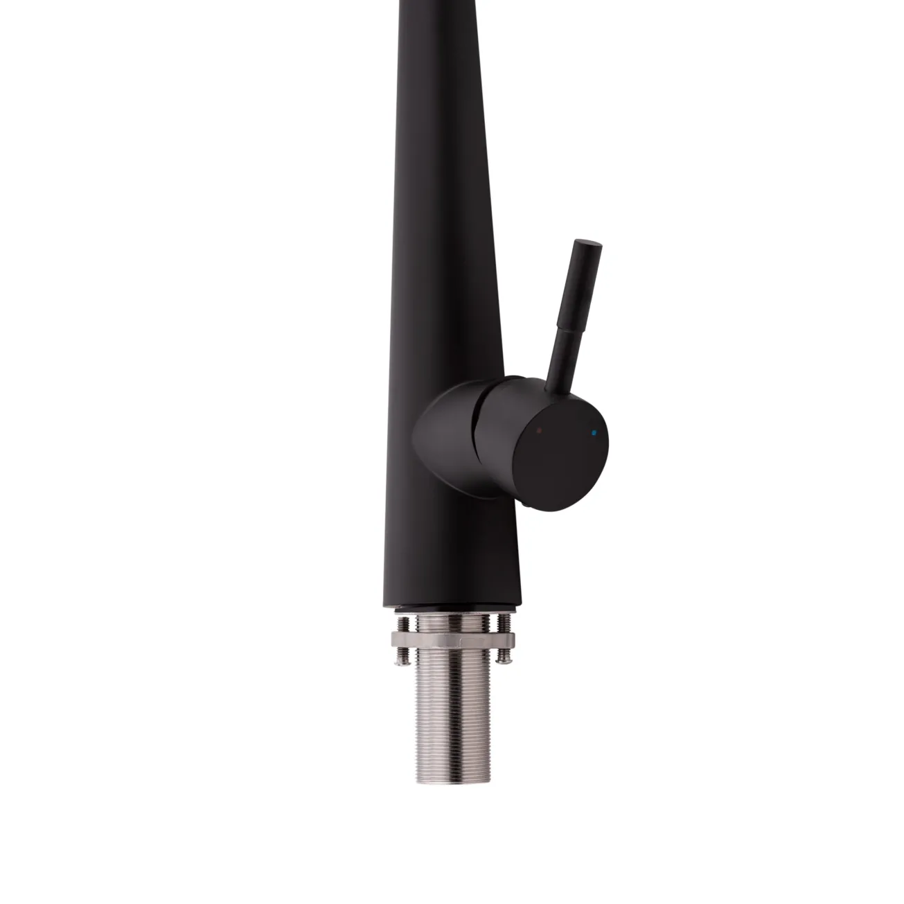 Змішувач для кухні Qtap Evicka з висувним виливом QTEVI9135103UB Black Matt Фото - 4