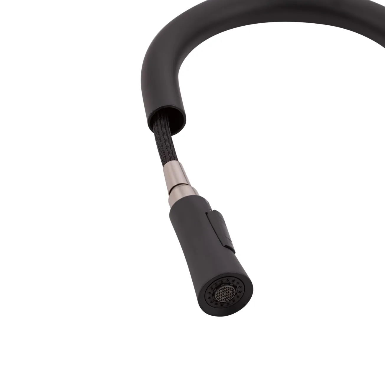 Змішувач для кухні Qtap Evicka з висувним виливом QTEVI9135103UB Black Matt Фото - 6
