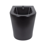 Биде напольное Qtap Scorpio 530x360x395 Matt black QT1444441003CMB Фото - 2