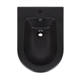 Биде напольное Qtap Scorpio 530x360x395 Matt black QT1444441003CMB Фото - 6