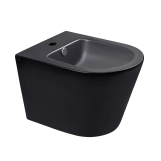 Биде подвесное Qtap Scorpio 515x360x345 Matt black QT1455053FMB