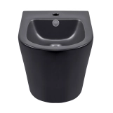 Биде подвесное Qtap Scorpio 515x360x345 Matt black QT1455053FMB Фото - 2