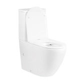 Унітаз-компакт Qtap Robin безобідковий з сидінням Soft-close QT13222141ARW Фото - 6