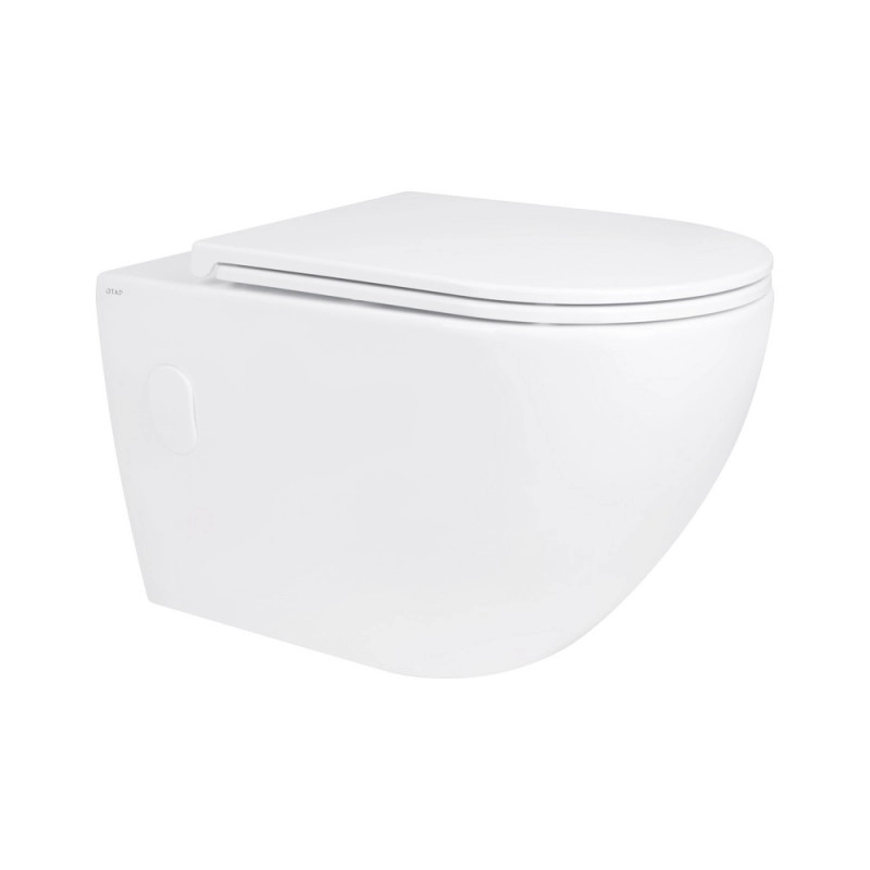 Унитаз подвесной Qtap Robin безободковый с сиденьем Soft-close QT13332141ERW