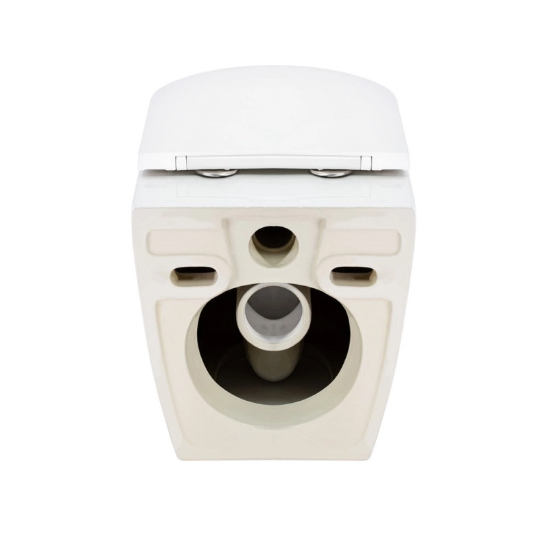 Унитаз подвесной Qtap Robin безободковый с сиденьем Soft-close QT13332141ERW Фото - 3
