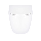 Унитаз подвесной Qtap Robin безободковый с сиденьем Soft-close QT13332141ERW Фото - 4