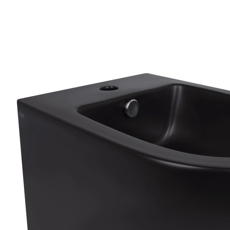 Біде підвісне Qtap Robin 495х370х325 Matt black QT1355046FMB (SD00042545) Фото - 4