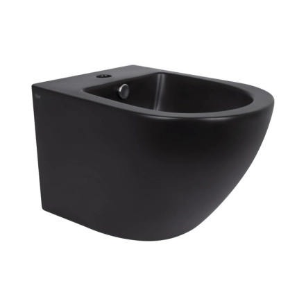 Биде подвесное Qtap Robin 495х370х325 Matt black QT1355046FMB (SD00042545)