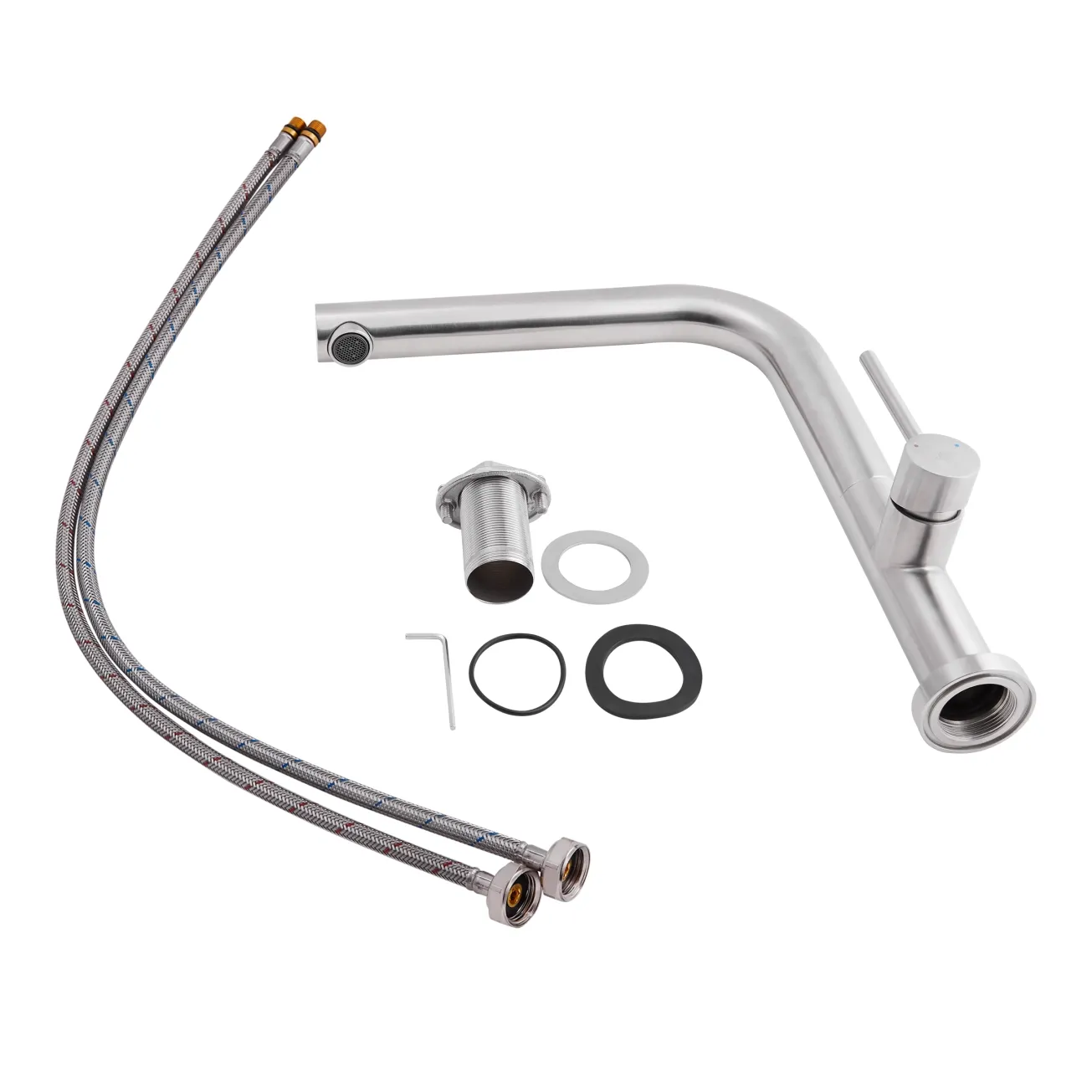 Смеситель для кухни Qtap Zdenek QTZDN9032103FC Brushed Nickel PVD Фото - 3