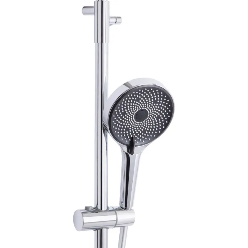 Душова система універсальна Qtap Sloup термостатичнаі QTSL57103ONC Chrome (SD00042915) Фото - 6