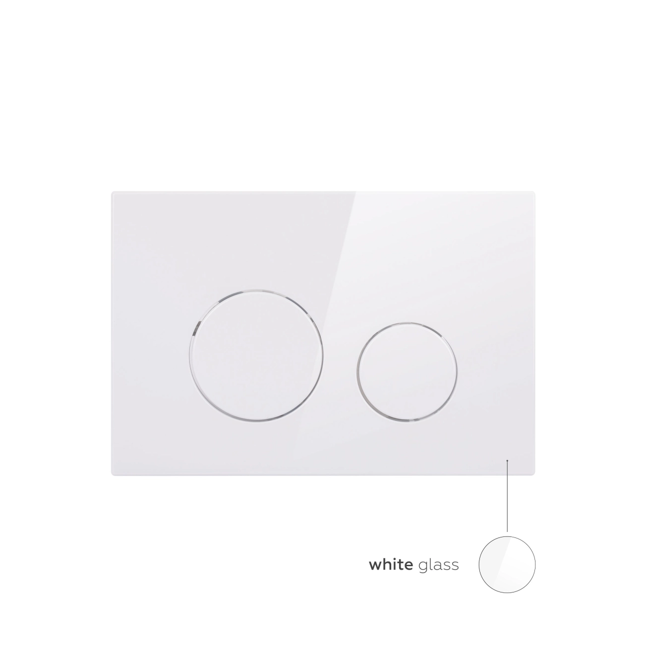 Панель змиву для унітаза Qtap Nest QT0111M11110W Фото - 3