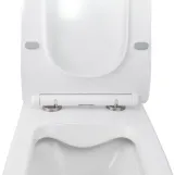 Готове рішення Qtap для ванної кімнати: підвісний унітаз Crow Rimless 520х360х290+ комплект інсталяції Nest 4 в 1 (лінійна клавіша Chrome) Фото - 5