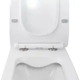 Готове рішення Qtap для ванної кімнати: підвісний унітаз Crow Rimless 520х360х290 + комплект інсталяції Nest 4 в 1 (лінійна клавіша White) Фото - 6