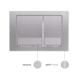 Готове рішення Qtap для ванної кімнати: підвісний унітаз Swan Rimless 520х360х320 + комплект інсталяції Nest 4 в 1 (квадратна клавіша Satin) Фото - 8