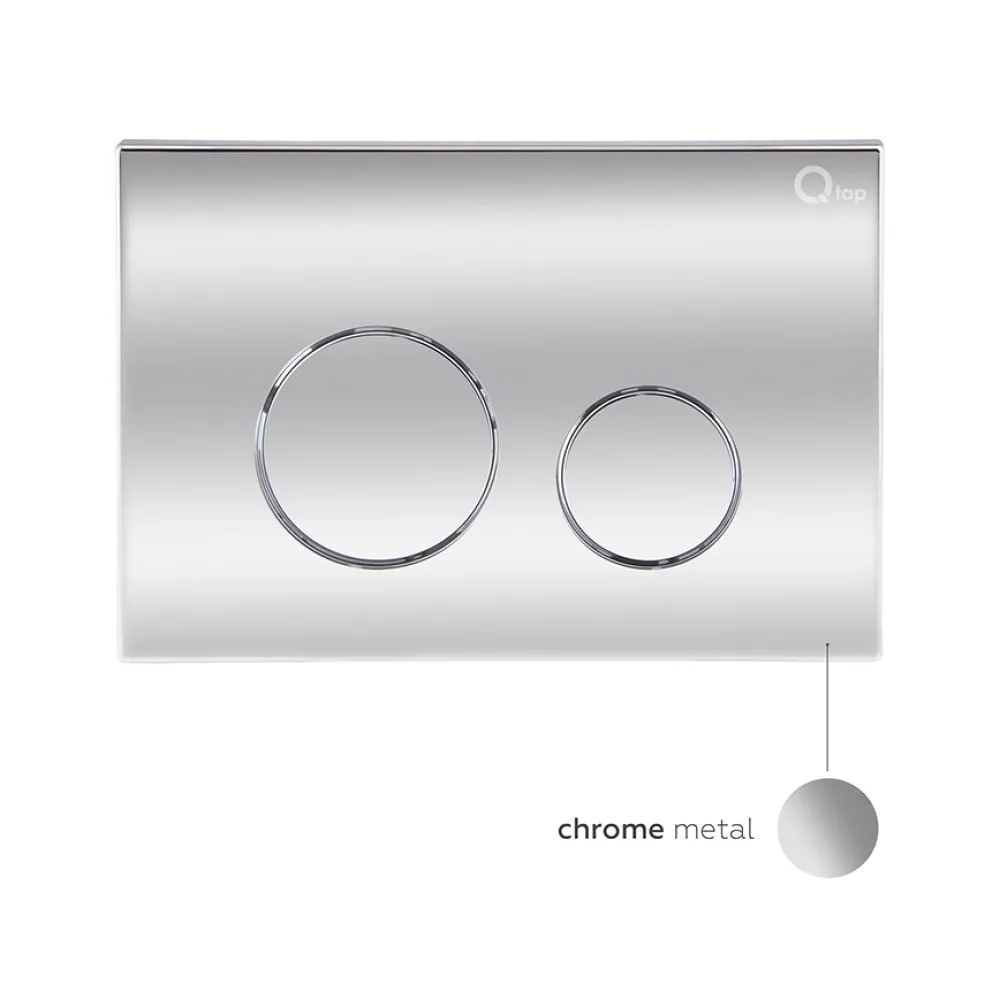 Готовое решение Qtap для ванной комнаты: подвесной унитаз Jay Rimless 520х360х320 + комплект инсталляции Nest 4 в 1 (круглая клавиша Chrome) Фото - 7