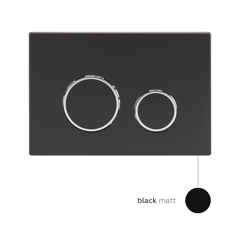 Готовое решение Qtap для ванной комнаты: подвесной унитаз Jay Rimless 520х360х320 + комплект инсталляции Nest 4 в 1 (круглая клавиша Black mat) Фото - 8