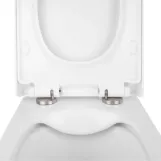Готовое решение Qtap для ванной комнаты: подвесной унитаз Tern Rimless 490x340x350 + комплект инсталляции Nest 4 в 1 (квадратная клавиша Chrome) Фото - 3