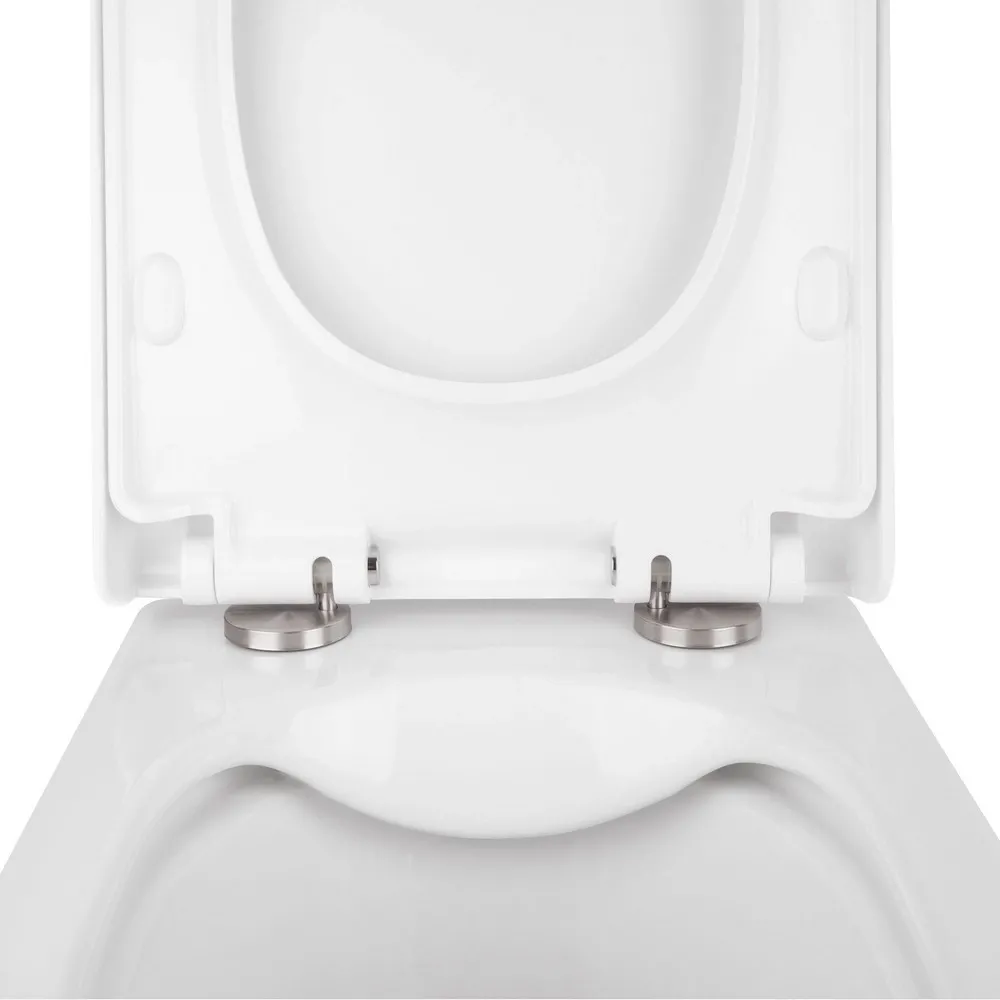 Готовое решение Qtap для ванной комнаты: подвесной унитаз Tern Rimless 490x340x350 + комплект инсталляции Nest 4 в 1 (линейная клавиша Chrome) Фото - 3