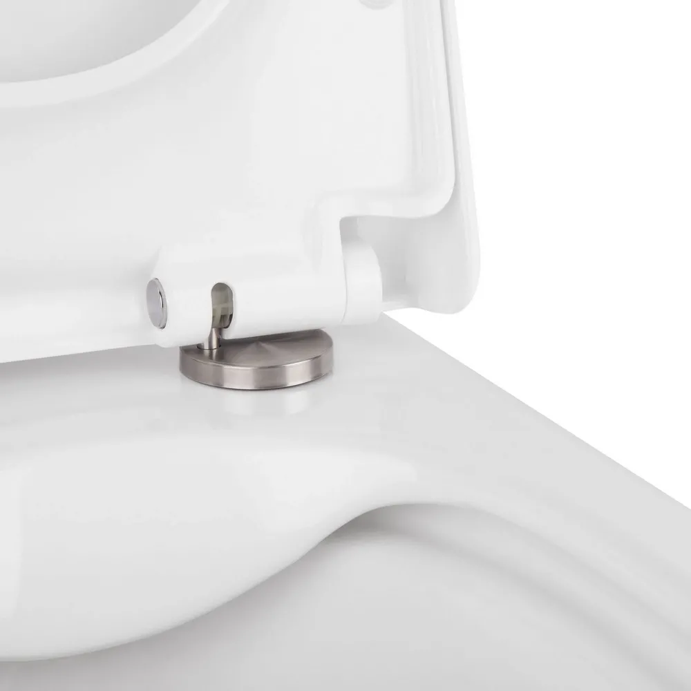 Готовое решение Qtap для ванной комнаты: подвесной унитаз Tern Rimless 490x340x350 + комплект инсталляции Nest 4 в 1 (линейная клавиша Chrome) Фото - 4