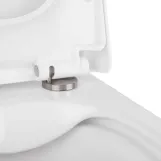 Готовое решение Qtap для ванной комнаты: подвесной унитаз Tern Rimless 490x340x350 + комплект инсталляции Nest 4 в 1 (линейная клавиша Chrome) Фото - 4