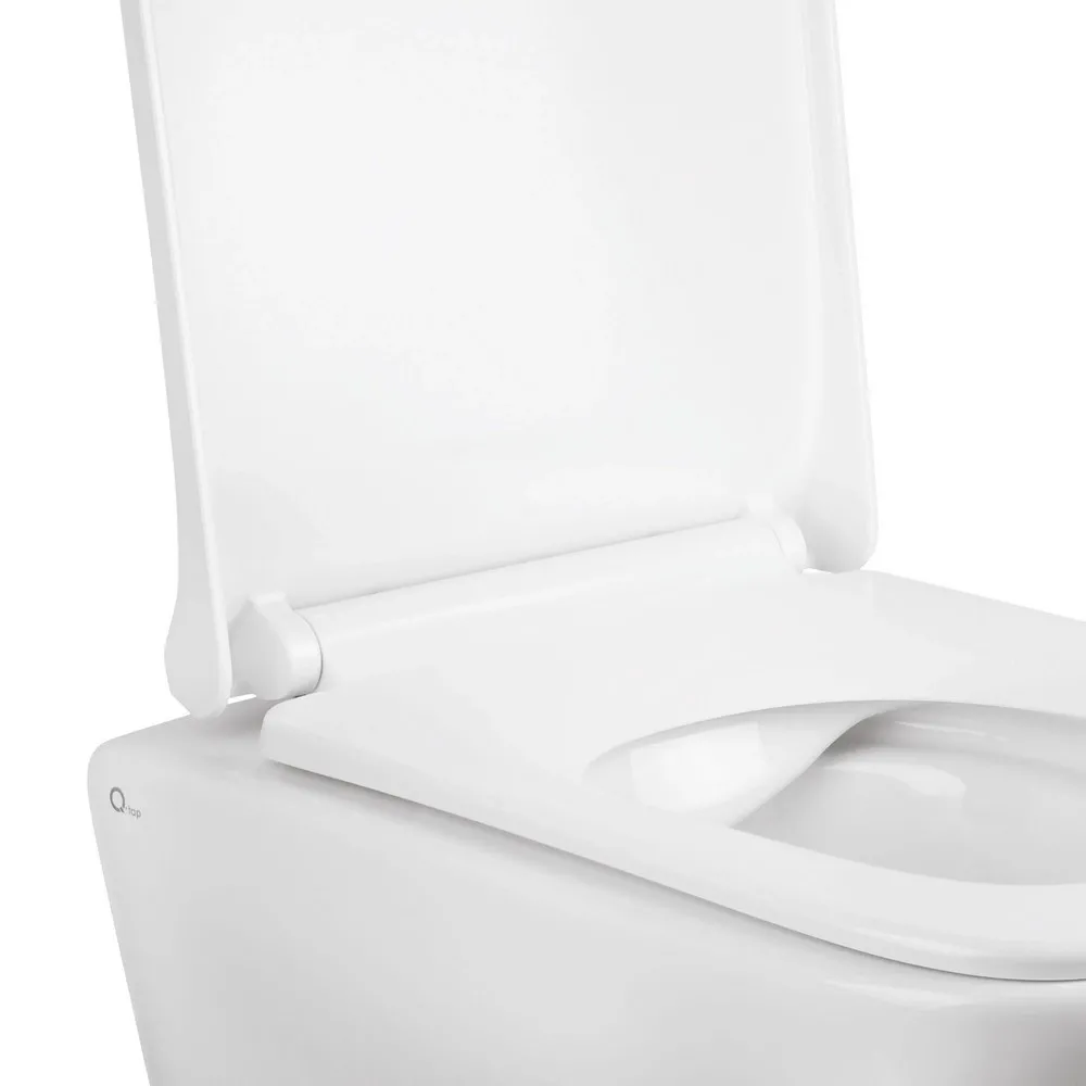 Готовое решение Qtap для ванной комнаты: подвесной унитаз Tern Rimless 490x340x350 + комплект инсталляции Nest 4 в 1 (линейная клавиша White) Фото - 2