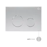 Готовое решение Qtap для ванной комнаты: подвесной унитаз Tern Rimless 490x340x350 + комплект инсталляции Nest 4 в 1 (круглая клавиша Satin) Фото - 8