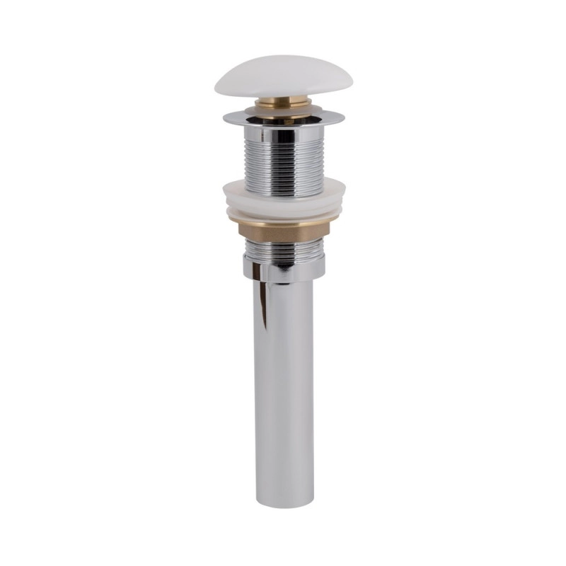 Донний клапан для раковини Qtap PU02 225х70х70 White (SD00044163) Фото - 2