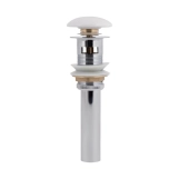 Донный клапан для раковины Qtap PU02O 225х70х70 White с переливом (SD00044164)