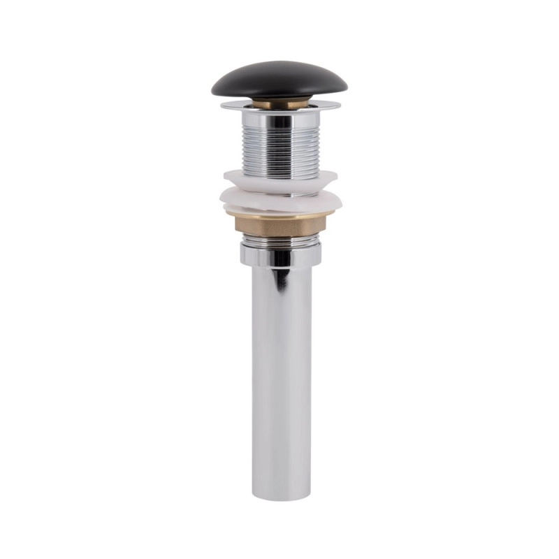 Донний клапан для раковини Qtap PU03 225х70х70 Matt black (SD00044165)