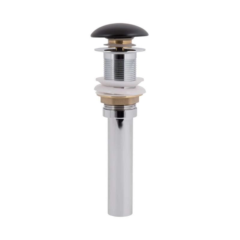 Донний клапан для раковини Qtap PU03 225х70х70 Matt black (SD00044165) Фото - 2
