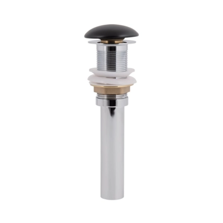 Донний клапан для раковини Qtap PU03 225х70х70 Matt black (SD00044165)