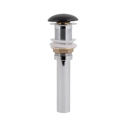 Донный клапан для раковины Qtap PU03 225х70х70 Matt black (SD00044165)