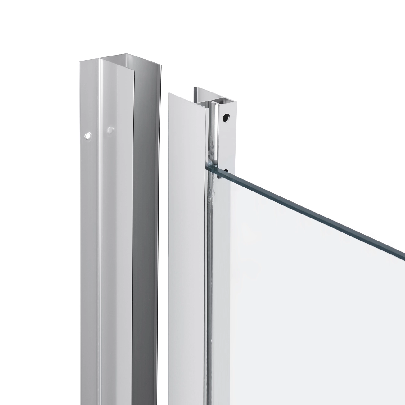 Душевая кабина Qtap Taurus CRM1011SC6 100x100 см, стекло Clear 6 мм, покрытие CalcLess без поддона Фото - 2