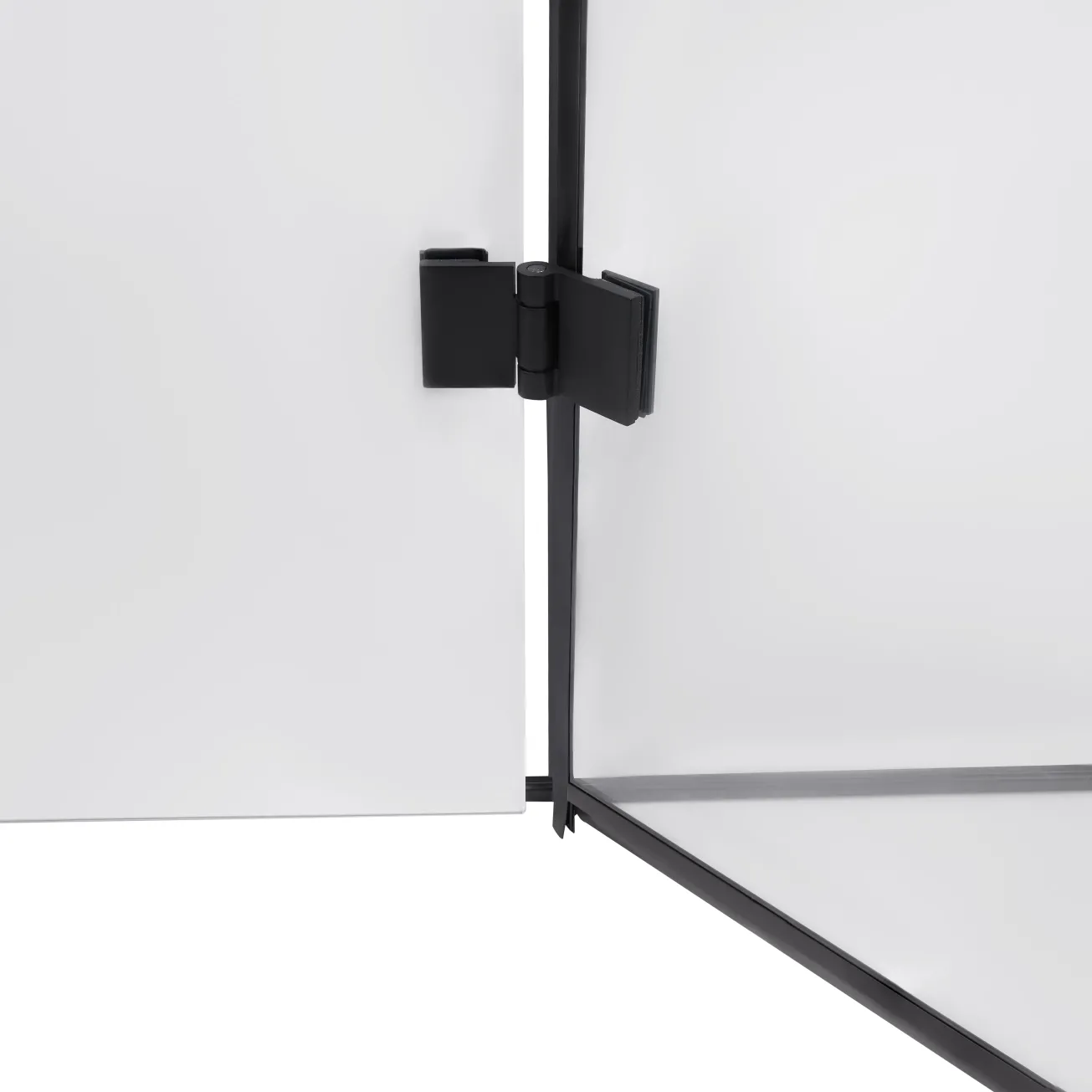 Душевая кабина Qtap Capricorn BLA1099SC6 90x90 см, стекло Clear 6 мм, покрытие CalcLess без поддона Фото - 5