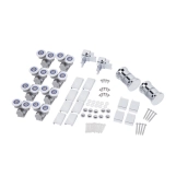 Душова кабіна Qtap Pisces CRM107-9SP5 75-90x75-90 см, скло Pear 5 мм без піддона (SD00045270) Фото - 1
