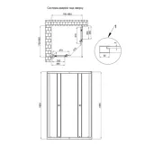 Душевая кабина Qtap Pisces BLA107-9SC5 75-90x75-90 см, стекло Clear 5 мм без поддона (SD00045271) Фото - 6