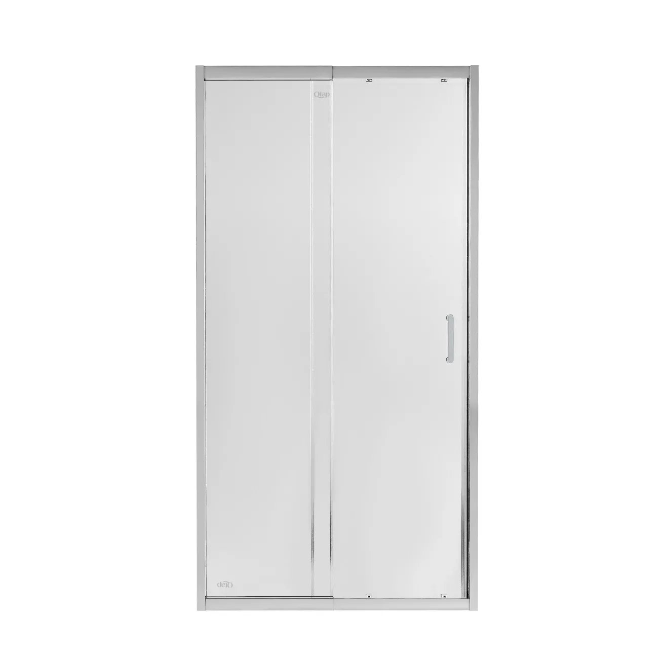 Душові двері в нішу Qtap Taurus CRM209-1.C6 90-100x185 см, скло Clear 6 мм, покриття CalcLess