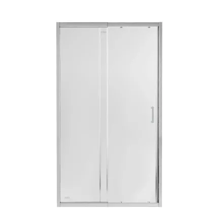 Душевая дверь в нишу Qtap Taurus CRM201-11.C6 110-120x200 см, стекло Clear 6 мм, покрытие CalcLess