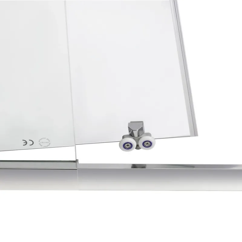 Душові двері в нішу Qtap Taurus CRM2012-13.C6 120-130x200 см, скло Clear 6 мм, покриття CalcLess (SD00045297) Фото - 2