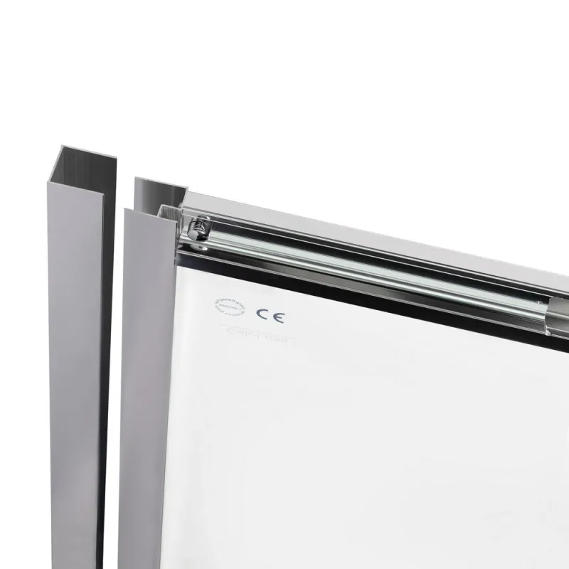 Душові двері в нішу Qtap Taurus CRM2012-13.C6 120-130x200 см, скло Clear 6 мм, покриття CalcLess (SD00045297) Фото - 5
