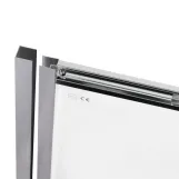 Душові двері в нішу Qtap Taurus CRM2012-13.C6 120-130x200 см, скло Clear 6 мм, покриття CalcLess (SD00045297) Фото - 5