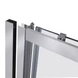 Душові двері в нішу Qtap Taurus CRM2012-13.C6 120-130x200 см, скло Clear 6 мм, покриття CalcLess (SD00045297) Фото - 6