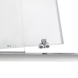 Душові двері в нішу Qtap Taurus CRM2013-14.C6 130-140x200 см, скло Clear 6 мм, покриття CalcLess Фото - 6