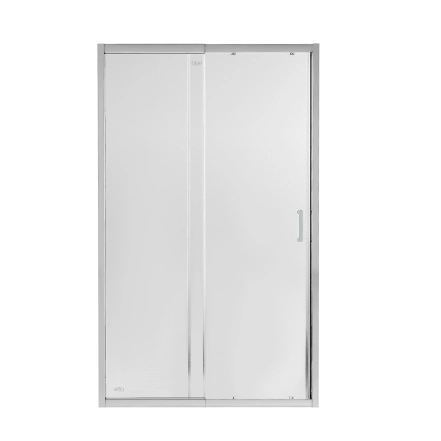Душевая дверь в нишу Qtap Taurus CRM2013-14.C6 130-140x200 см, стекло Clear 6 мм, покрытие CalcLess